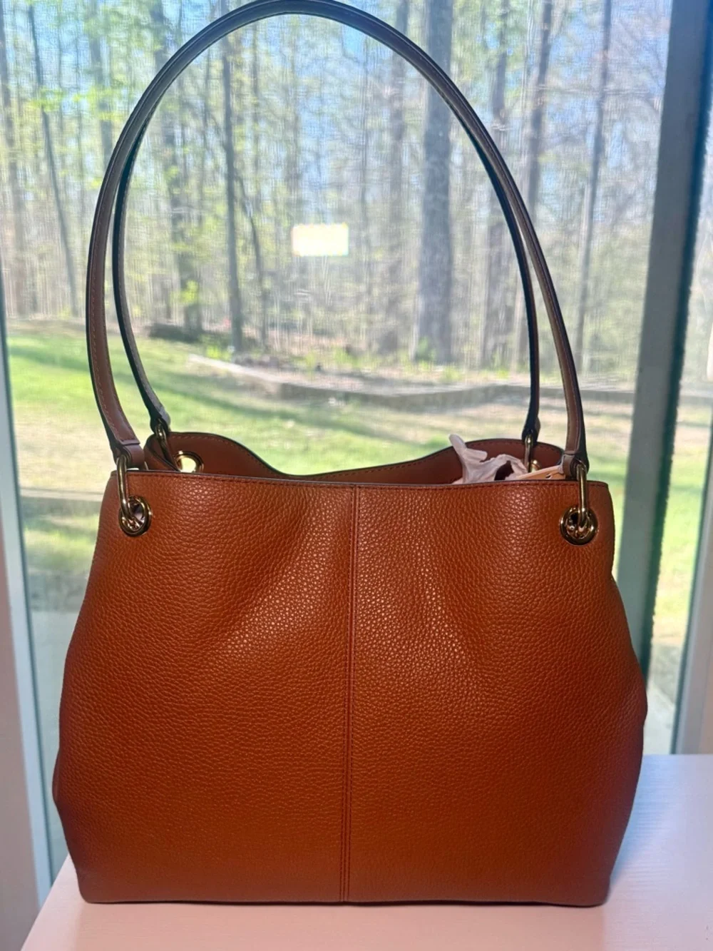 Michael Kors luggage brown shoulder bag
